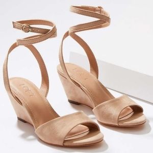 Loft Ankle Strap Wedge Sandals BRAND NEW IN BOX